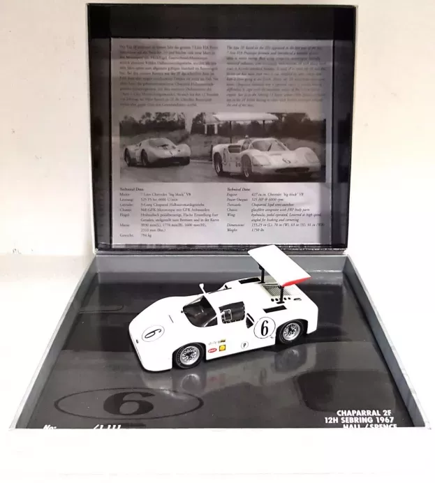 Minichamps Chaparral 2f N 6 12h Sebring 1967 Hall Spence 1:43 436671406