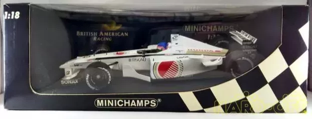 Minichamps Bar F1 03 Honda N 10 Race Version 2001 J.villeneuve 1:18 100010010