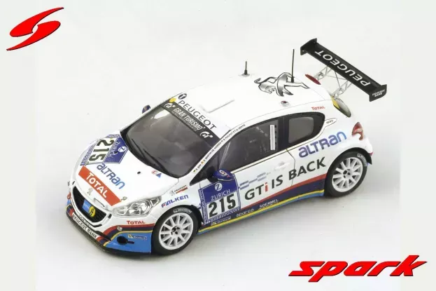 Spark Peugeot 208 Gti N 215 3rd Class Spt2 24h Nurburgring 2013 S.epp G.martin De Andres B.philpot M.sentis 1:43 SG107