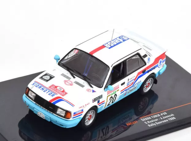 IXO Models Skoda 130l N 20 Rally Sanremo 1986 S.kvaizar J.janecek 1:43 RAC337