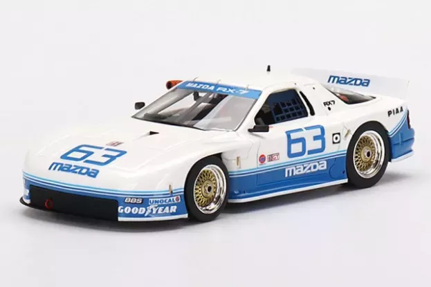 Truescale Mazda Rx-7 Gto Team Mazda Motorsport N 63 3rd 2h Topeka 1990 1:43 TSM430654