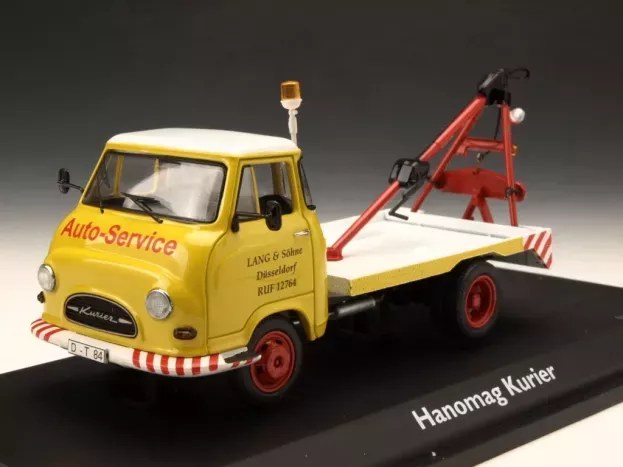 Schuco Hanomag Kurier Break Down Auto Service Carro Attrezzi 1:43 3246