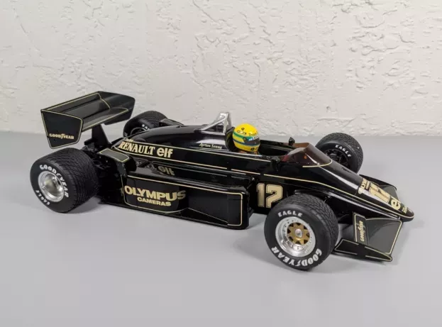 Minichamps Lotus F1 97t Renault Turbo Elf N 12 Winner Portugal Gp 1985 Ayrton Senna With Rain Tyres 1:12 540851292