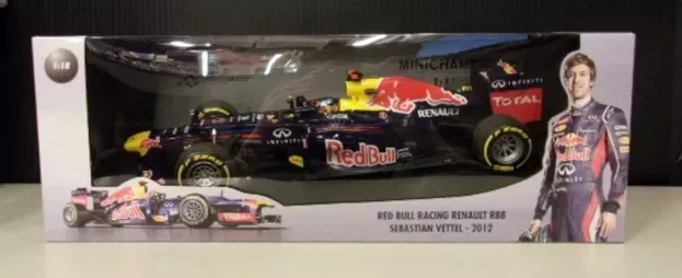 Minichamps Red Bull F1 Rb8 Team Red Bull Renault Racing N 1 Season Sebastian Vettel 2012 World Champion 1:18 110120001