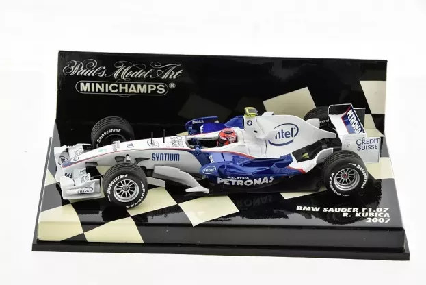 Minichamps Bmw F1 Sauber F107 N 10 Race Version 2007 R.kubica 1:43 400070010