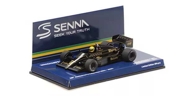 Minichamps Lotus F1 98t Renault Turbo N 12 Season Dirty Version 1986 Ayrton Senna 1:43 540863312