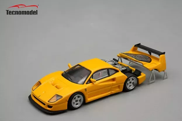 Tecnomodel Ferrari F40 Lm Press Version 1996 Silver Wheels 1:64 TM64-01B
