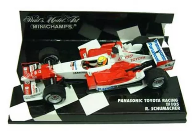 Minichamps Toyota F1 Tf105 N 17 Race Version 2005 R.schumacher 1:43 400050017