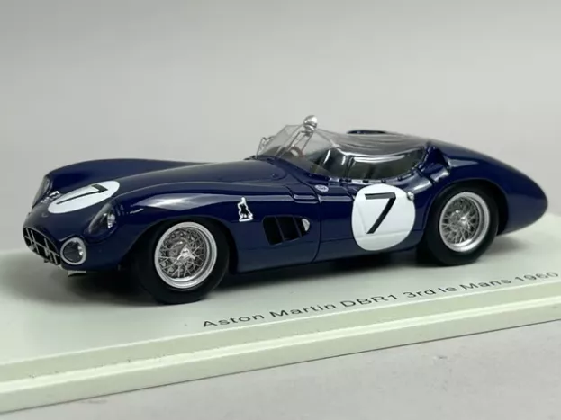 Spark Aston Martin Dbr1 300 3.0l Spider Team Border Reivers N 7 3rd 24h Le Mans 1960 J.clark R.salvadori 1:43 S2443
