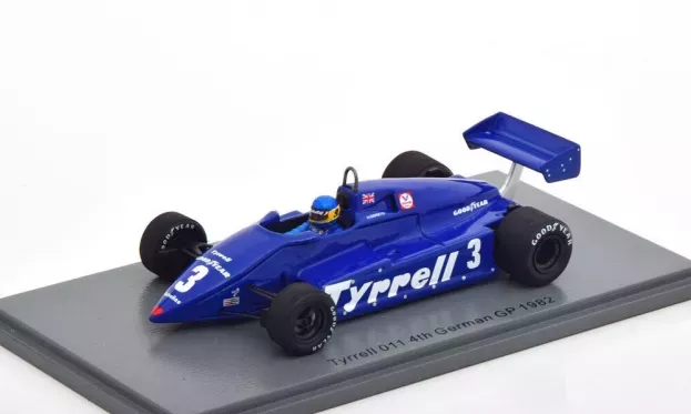 Spark Tyrrell F1 011 N 3 Germany Gp 1982 M.alboreto 1:43 S7283