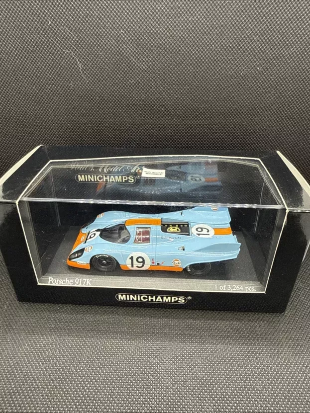 Minichamps Porsche 917k Team John Wyer Automotive Engineering Ltd. Gulf N 19 2nd 24h Le Mans 1971 H.muller R.attwood 1:43 400716119