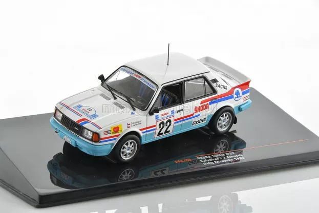 IXO Models Skoda 130lr N 22 Rally Acropolis 1986 Svatopluk Kvaizar Jiri Janecek 1:43 RAC288