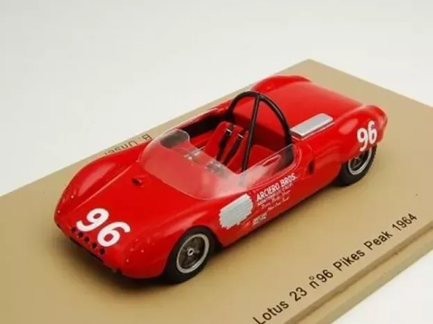Spark Lotus 23 Spider N 96 Rally Pikes Peak 1964 B.unser 1:43 PP003