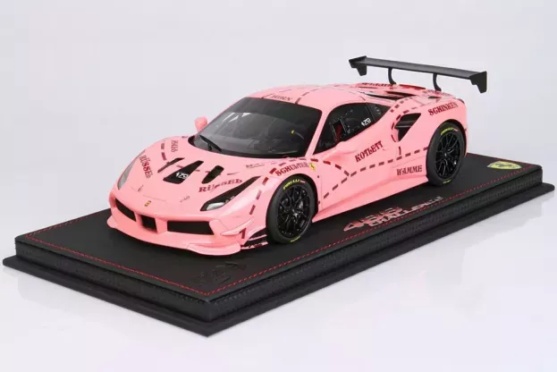 BBR Ferrari 488 Challenge Rolex 24h Daytona 2018 With Display Case 2018 1:18 P18195