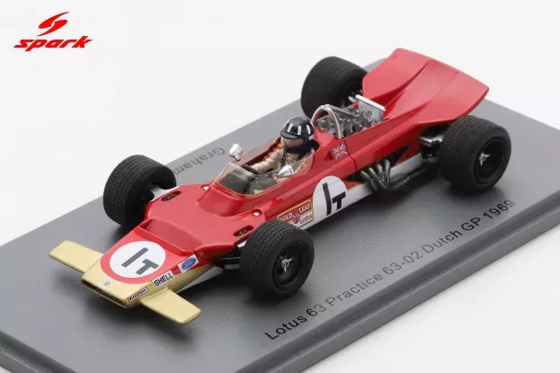 Spark Lotus F1 63 N 1t Practice Dutch Gp 1969 G.hill 1:43 S6351