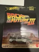 Hot Wheels De Lorean Time Machine Back To The Future 3 Ritorno Al Futuro 3 1:64 HCP22