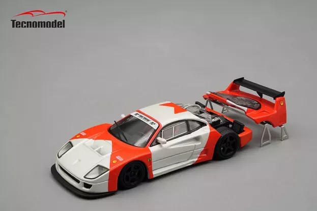 Tecnomodel Ferrari F40 Lm N 0 Racing 1996 Black Wheels 1:64 TM64-01C