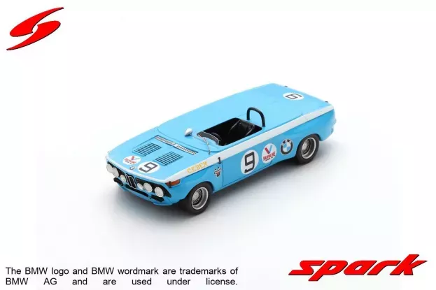 Spark Bmw 2002 Spider N 9 Winner 1500km Interlagos 1970 J.balder C.cayres 1:43 S2813