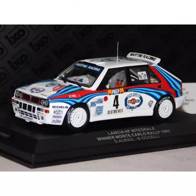 IXO Models Lancia Delta Hf Integrale Evoluzione Martini N 4 Winner Rally Montecarlo 1992 D.auriol B.occelli 1:43 SCR001
