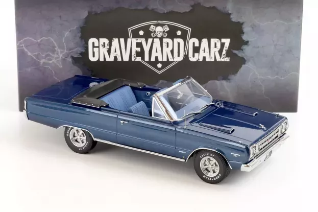 Greenlight Plymouth Belvedere Gtx Cabriolet Graveyard Carz 1967 1:18 19059