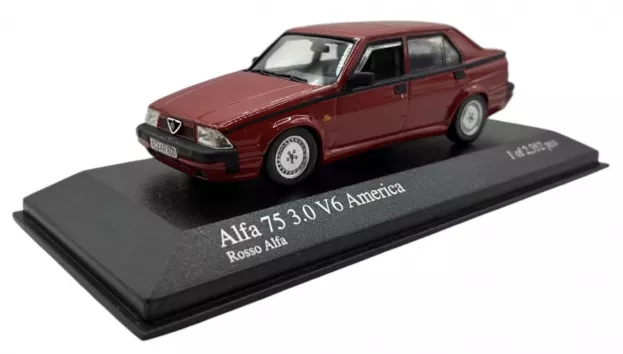 Minichamps Alfa Romeo 75 3.0 V6 America 1987 1:43 400120460