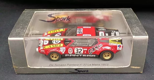 Spark De Tomaso Pantera 5.8l V8 Team Claude Dubois N 32 24h Le Mans 1972 J.m.jaquemin Y.deprez 1:43 S0523