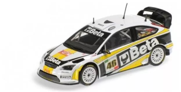 Minichamps Ford Focus Rs07 Wrc Beta N 46 Rally Monza 2008 Valentino Rossi C.cassina 1:43 400088946