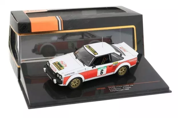 IXO Models Toyota Celica 2000gt ra40 N 6 Rally Portugal 1980 O.andersson M.liddon 1:43 RAC359A