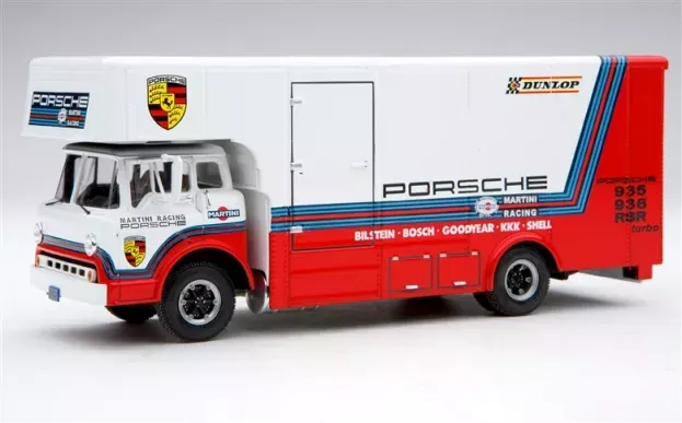 Exoto Ford Racing Team Transporter Martini Porsche 1:43 EXO00014