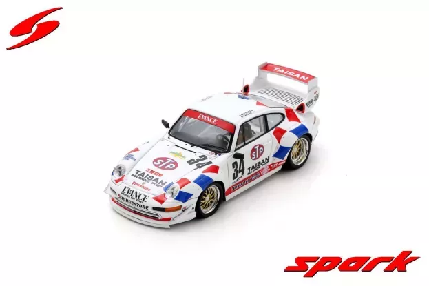 Spark Porsche 911 993 Gt2 Team Stp Taisan N 34 Winner Round 6 Gt1 Jgtc 1995 Taugio Matsuda Keiichi Suzuki 1:43 SJ153