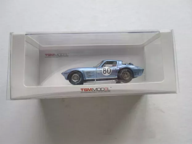 Truescale Chevrolet Corvette Grand Sport Coupe Team Mecom Racing N 80 Nassau Speedweek 1963 D.thompson 1:43 TSM124323