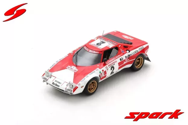 Spark Lancia Stratos Hf N 2 Winner Rally Tour De Corse 1974 Jean Claude Andruet Michele Petit Biche 1:43 S9074