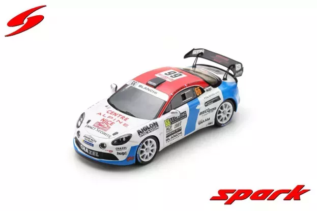Spark Renault Alpine A110 Rally Rgt Team Chazel Technologie Course N 66 2nd Rgt Rally Montecarlo 2023 D.ferraro M.corneglio 1:43 S6725