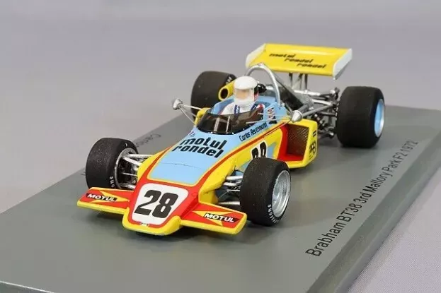 Spark Brabham F2 Bt38 N 28 3rd Mallory Park Gp 1972 C.reutemann 1:43 S7435