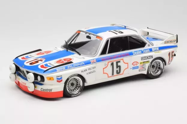 Minichamps Bmw 3.0 Csl Alpina N 15 24h Spa 1973 Peltier Menzel 1:18 155732695