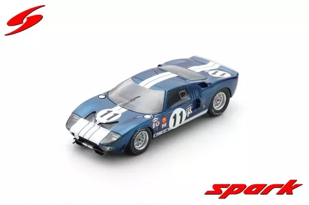 Spark Ford Gt40 N 11 2nd 12h Sebring 1965 K.miles B.mclaren 1:43 US250