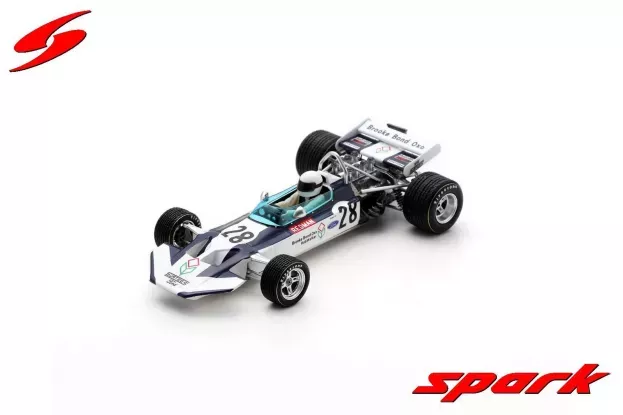Spark Surtees F1 Ts7 N 28 Sud African Gp 1971 Brian Redmann 1:43 S5403
