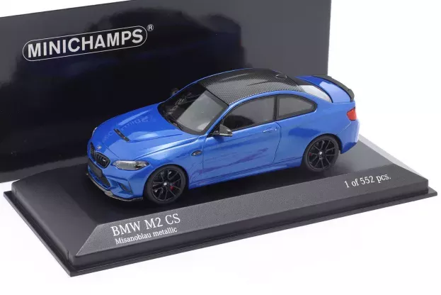 Minichamps Bmw 2-series M2 Cs Coupe g42 2020 Black Wheels 1:43 410021026