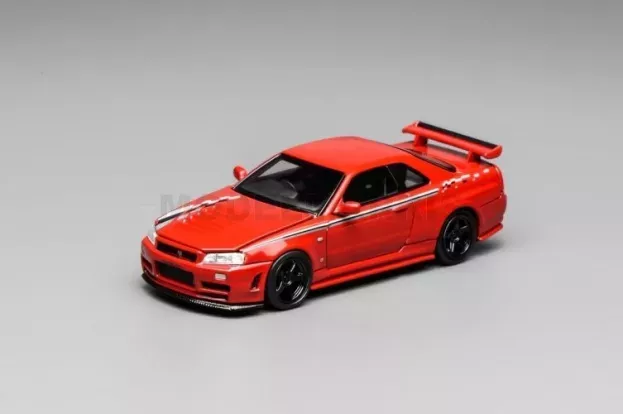 Motorhelix Nissan Skyline Gt-r r34 Coupe Nismo Costumized 1999 1:64 M63420