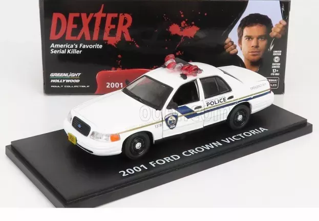 Greenlight Ford Crown Victoria Pembroke Pines Police 2001 Dexter 1:43 86614