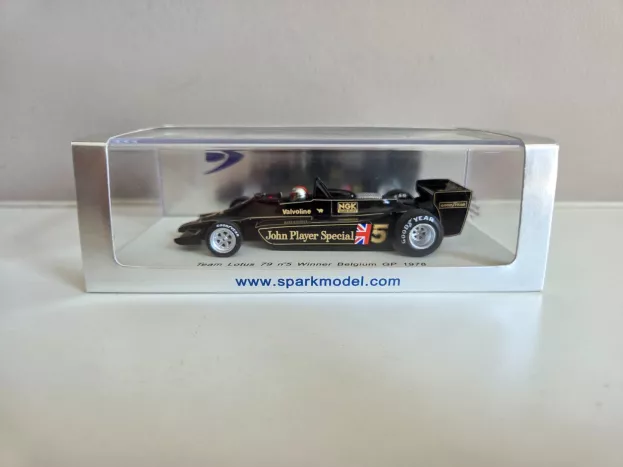 Spark Lotus F1 79 N 5 Winner Belgium Gp 1978 M.andretti 1:43 S1848