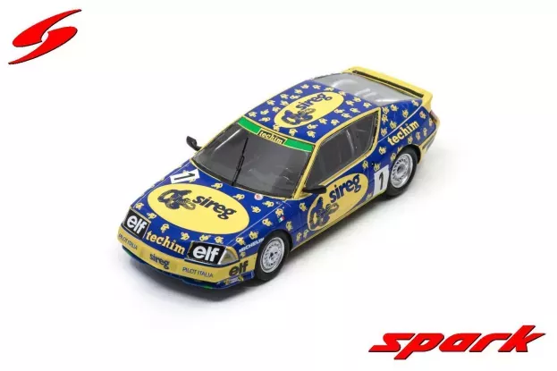 Spark Renault Alpine V6 Turbo N 1 Winner Renault Elf Turbo Europa Cup 1988 M.sigala 1:43 S7333