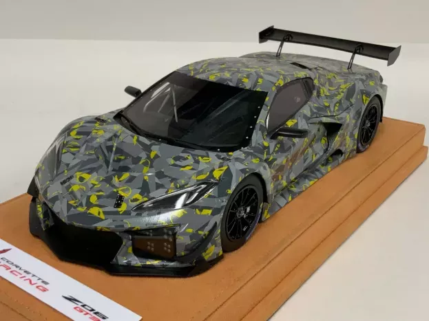 Truescale Cadillac Corvette Z06 Gt3.r N 0 Sebring Test Car 2022 1:18 TS0540