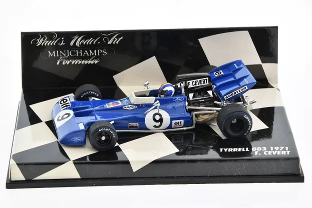 Minichamps Tyrrell F1 003 N 9 Season 1971 F.cevert 1:43 430710009