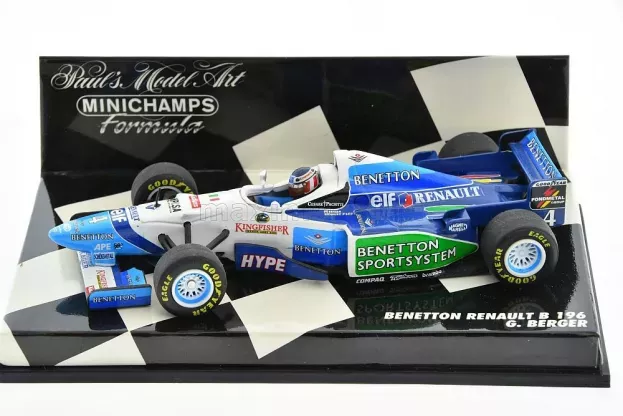 Minichamps Benetton F1 B196 N 4 Season 1996 G.berger 1:43 430960004