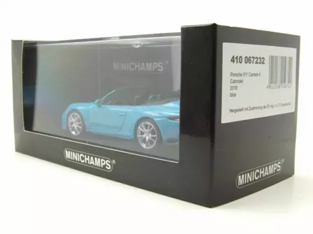 Minichamps Porsche 911 991-2 Carrera 4s Cabriolet 2017 1:43 410067232