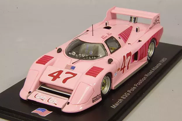 Spark March 83g N 47 Pole Position Road Atlanta 1983 B.wittington D.bundy 1:43 US065