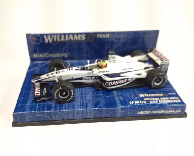 Minichamps Williams F1 Fw22 Bmw Compaq N 9 Season 2000 R.schumacher 1:43 430000009