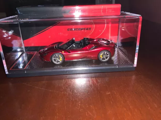 BBR Ferrari Sf90 Stradale Hybrid Spider 1000hp Open Roof 2020 1:43 BBRC244D