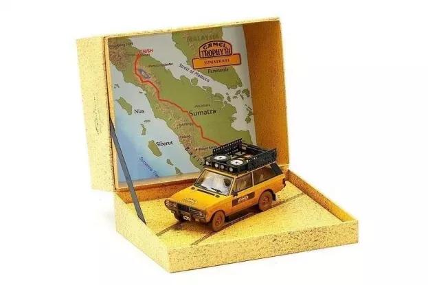 Almost Real Land Rover Range Rover N 0 Rally Camel Trophy Sumatra Dirty Version 1981 1:43 ALM410111